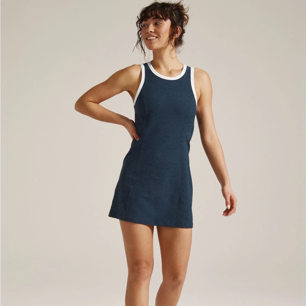 Beyond Yoga Navy Blue Tank Dress